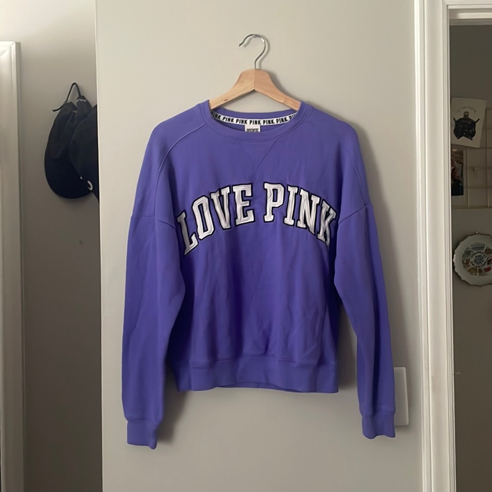 XS Purple LOVE PINK Victorias Secret Sweatshirt